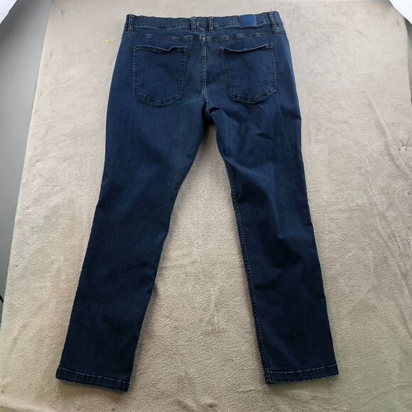 Mugsy Mens Jeans Size 40x32 Studio Blues Classic Blue Dark Wash Denim Casual - Picture 15 of 15